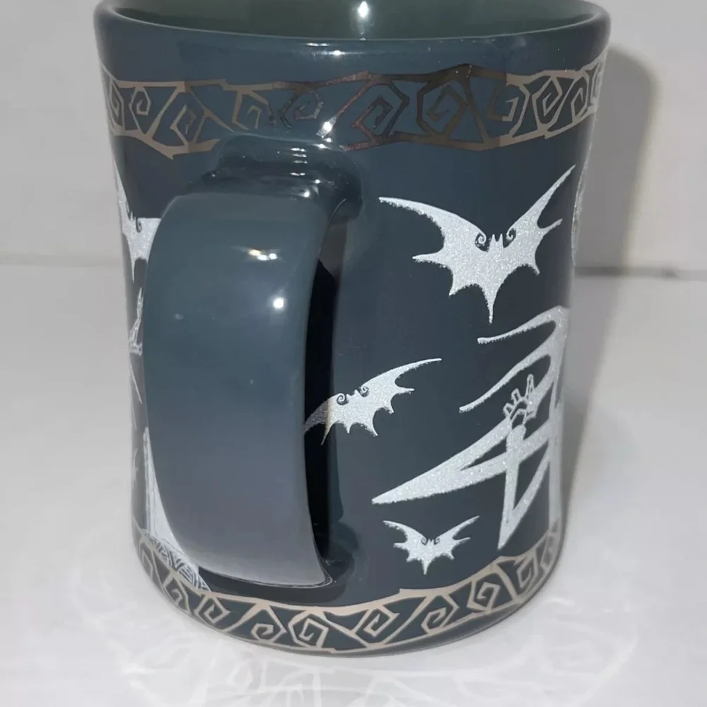 Disney Store Nightmare Before Christmas‎ Halloween Graveyard Glitter Mug NEW